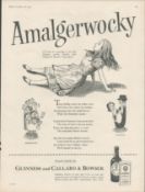 1957 Guinness Advertisement Print Amalgerwocky-G.E. 2944.E