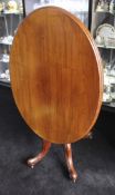 Mahogany Late 19th c. Oval Table