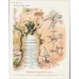 1960- Guinness Advertisement Print Uncle Lysander "The Ornithologist" G.E. 3270.A