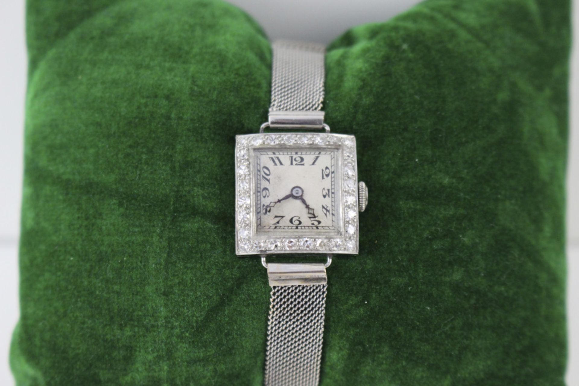 Art Deco Diamond Set Platinum & Gold Ladies Wristwatch - Image 2 of 15