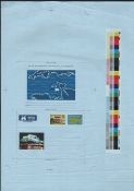 G.B. - CHANNEL ISLANDS - JERSEY. 1978. Unguillotined full colour printers Essay Proof (some creasing