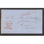 G.B. - Ship Letters - Glasgow / Canada 1862