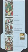 GREAT BRITAIN 1978. Great Britain 101/2p Special Issue Airletter Christmas with picture of Christma