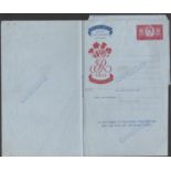 GREAT BRITAIN - STATIONERY 1953 CORONATION AIRLETTER ERROR