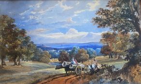 Original Landscape watercolour signed S Kirk?