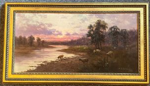 Sidney Yates Johnson (fl 1890-1926) British signed oil painting