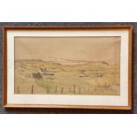 Tom Hovell Shanks RSW RGI PAI Signed watercolour Borrodale Loch Scotland