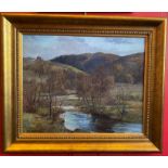 Joseph Morris Henderson RSA (1863-1936) Scottish landscape oil painting