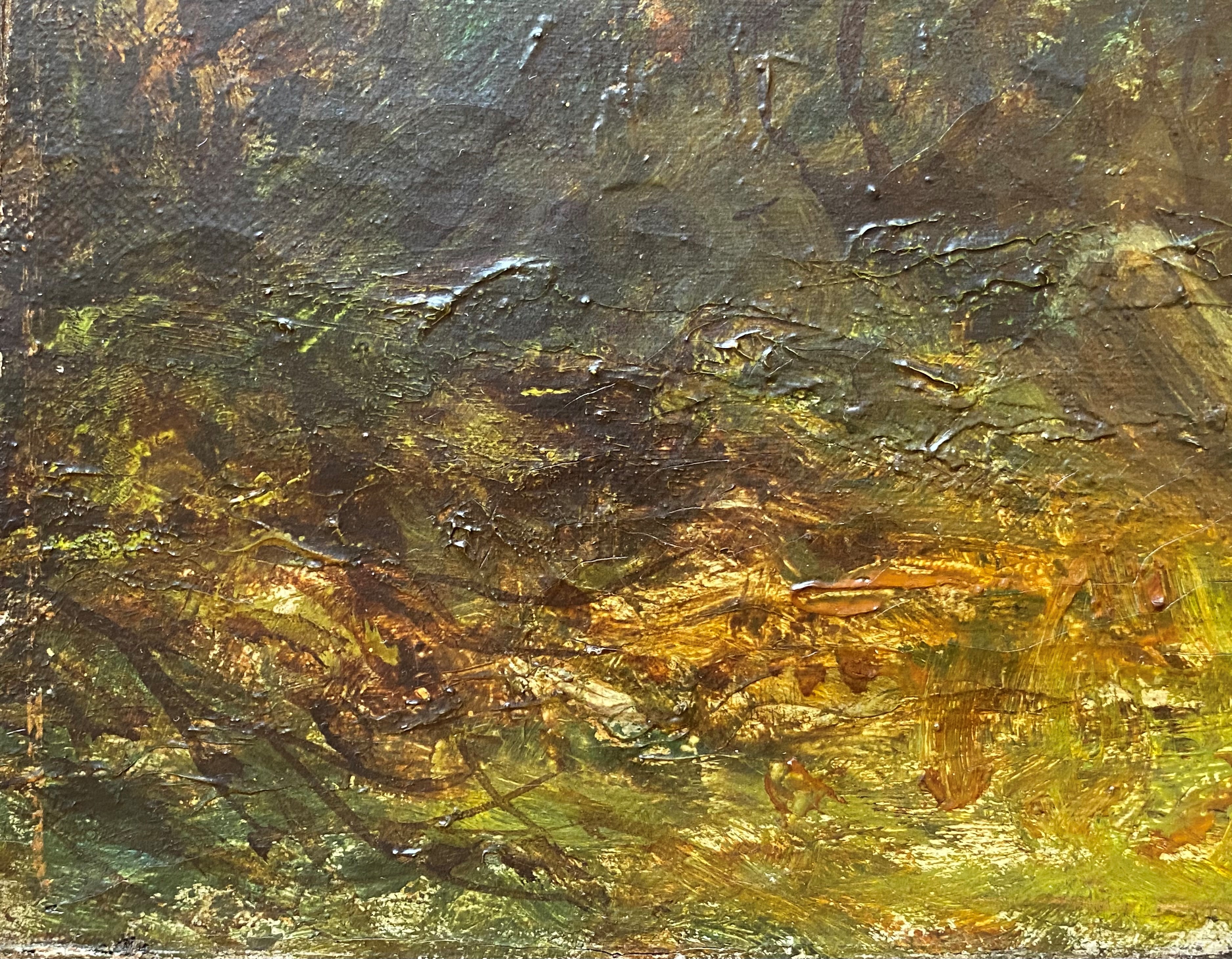 Large oil on canvas Scottish view Indistinct signature - Image 2 of 3