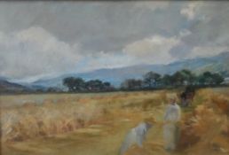 Joseph Milne (1857-1911) Oil on Panel. Scottish 19th Century Impressionist
