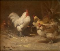 Original Signed Oil Painting. Robert Russel MacNee, 1880-1952 - On The Farm