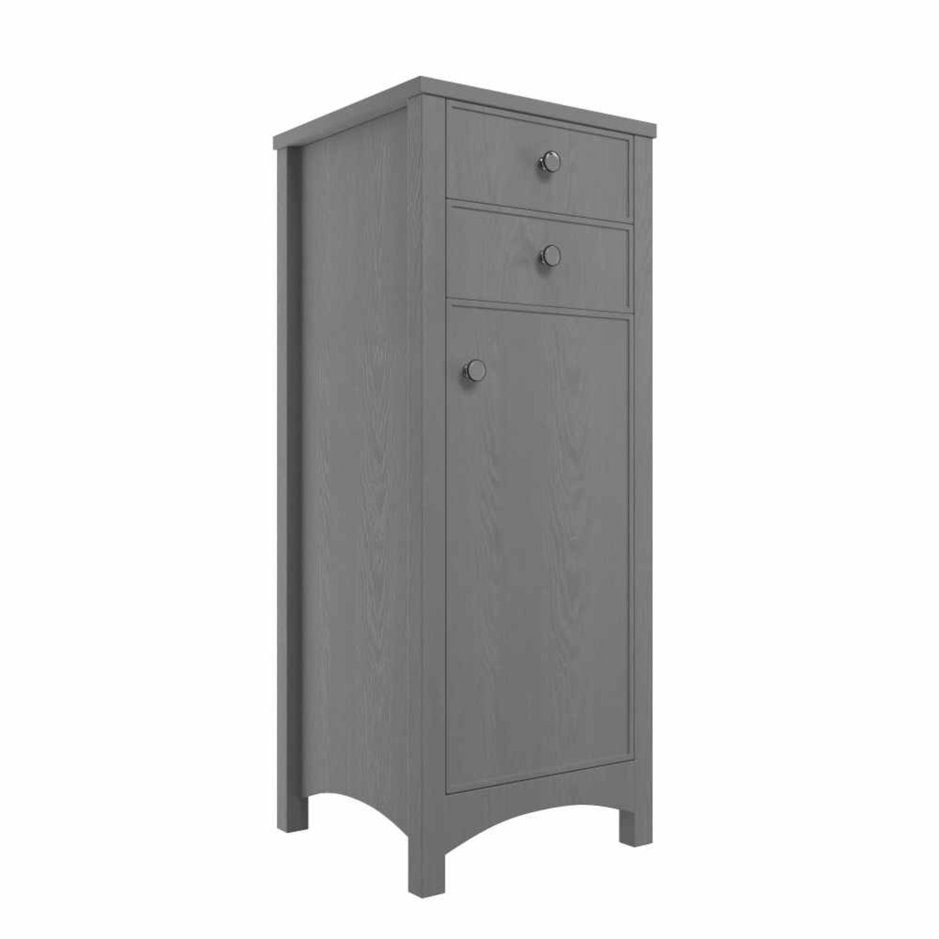 New (Y63) Lucia 465mm Tall Boy Unit In Grey Ash. A Truly Transitional Range Which Seamlessly ... - Image 2 of 3