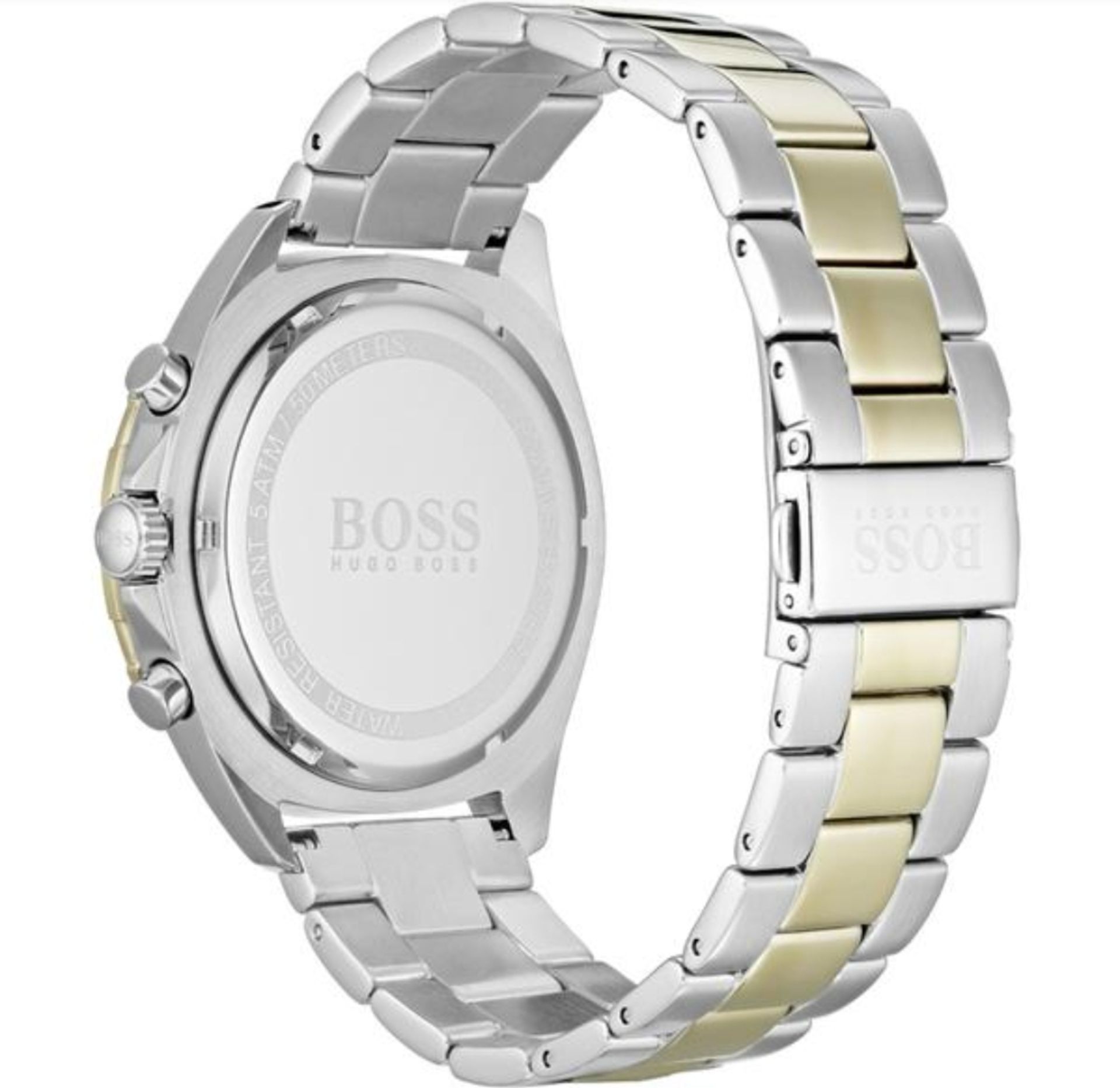 Hugo Boss 1513667 Men's Sport Intensity Two Tone Gold & Silver Chronograph Watch - Image 3 of 5