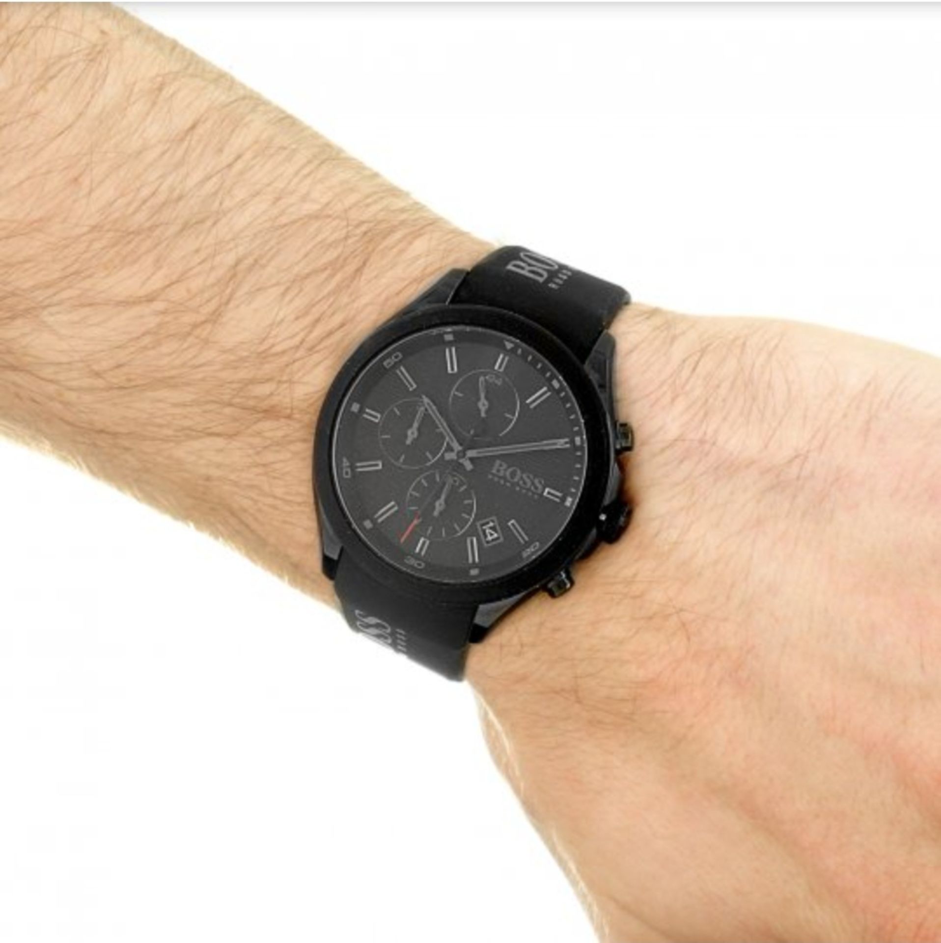 Hugo Boss 1513720 Men's Velocity Black Dial Quartz Chronograph Watch - Image 4 of 6