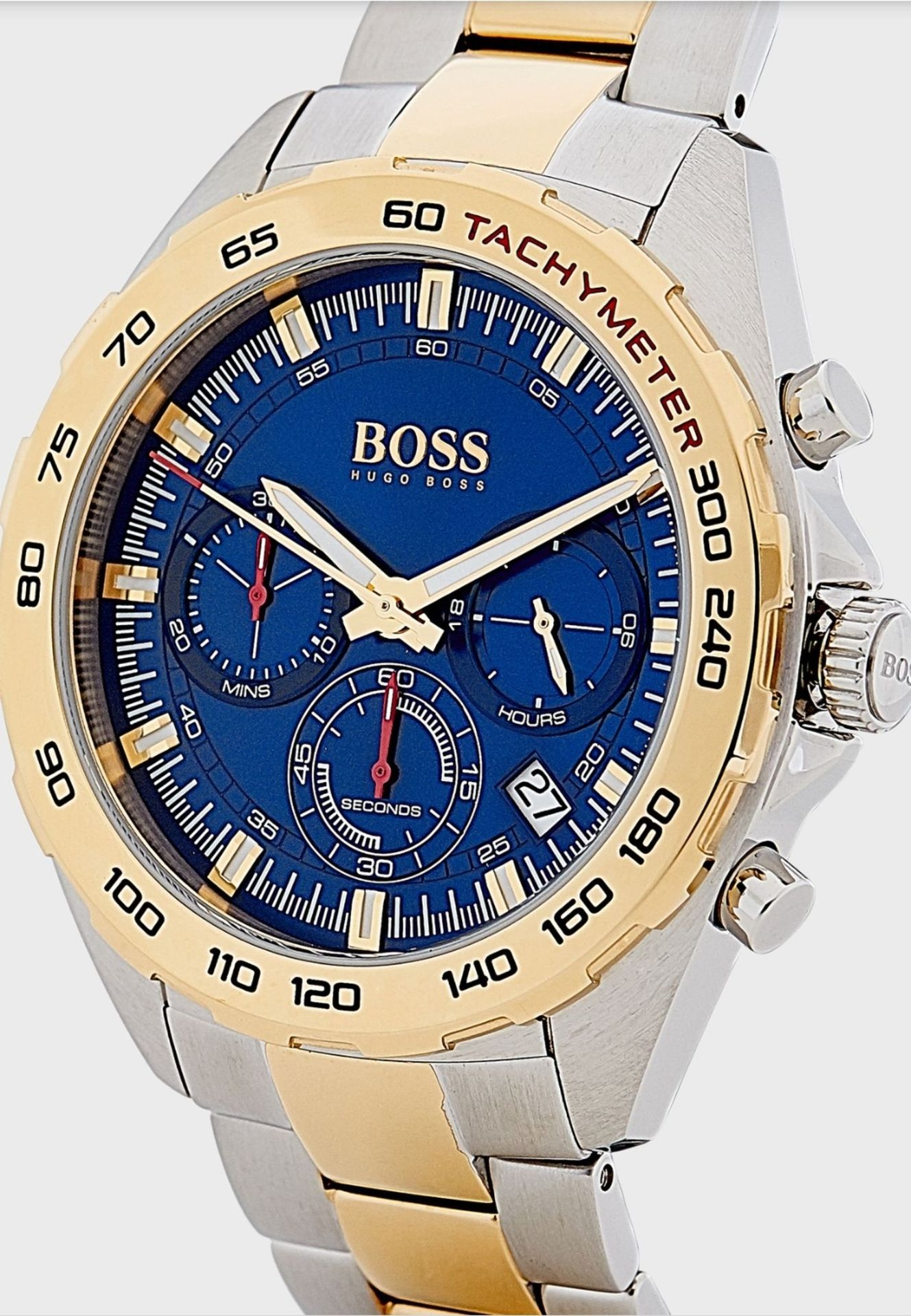 Hugo Boss 1513667 Men's Sport Intensity Two Tone Gold & Silver Chronograph Watch - Image 4 of 5