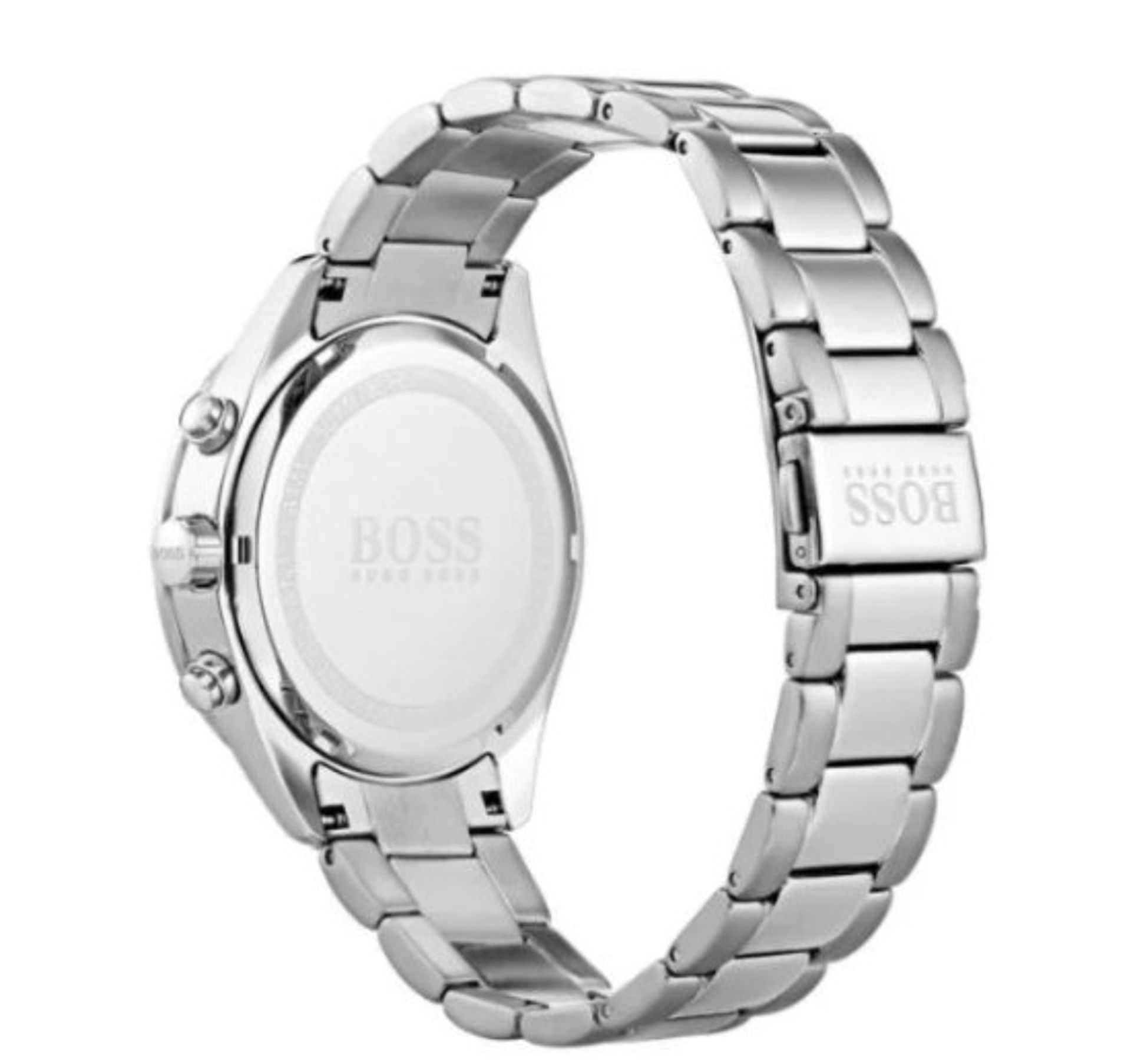 Hugo Boss 1513582 Men's Hero Lux Sport Silver Bracelet Chronograph Watch - Image 5 of 5
