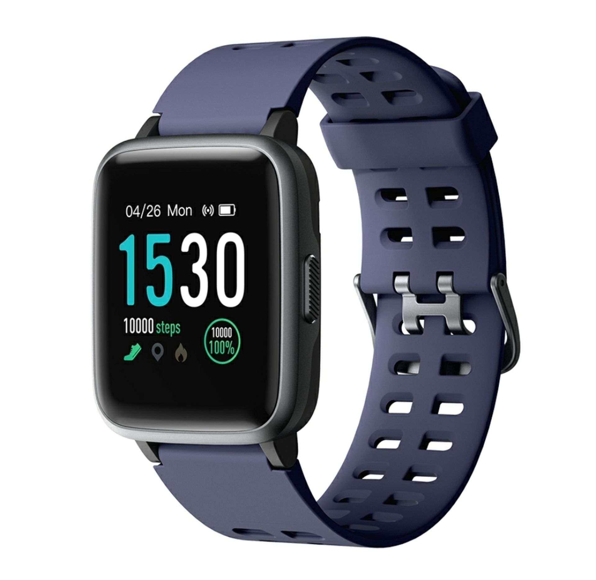 Brand New Unisex Fitness Tracker Watch Id205 Blue/Grey Strapæ About This Item.1.3-Inch LCD Colour