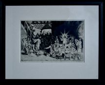 WILLIAM STRANG RA RP RE (SCOTTISH 1859-1921), Untitled, signed Etching