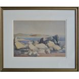 D Y CAMERON RA RSA (SCOTTISH 1865 - 1945), Coastal Inlet, Water Colour Painting