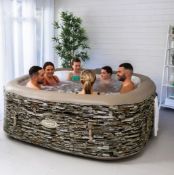 (R10A) 1x Cleverspa Sorrento 6 Person Hot Tub RRP £600. Unit Appears New And Unused. Still With Or