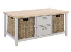 (R10A) 1x Atterley Coffee Table RRP £150. (H)40 x (W)50 x (L)90cm