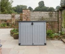 1x Keter Store It Out Ace RRP £160. 1200L Grey / Graphite. (W145.5x D82x H123cm)