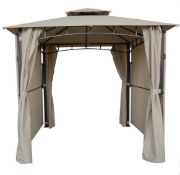 (R10H) 1x Gazebo With Extending Panels RRP £230. Dimensions H265 x W250 x D250cm extend to approx.