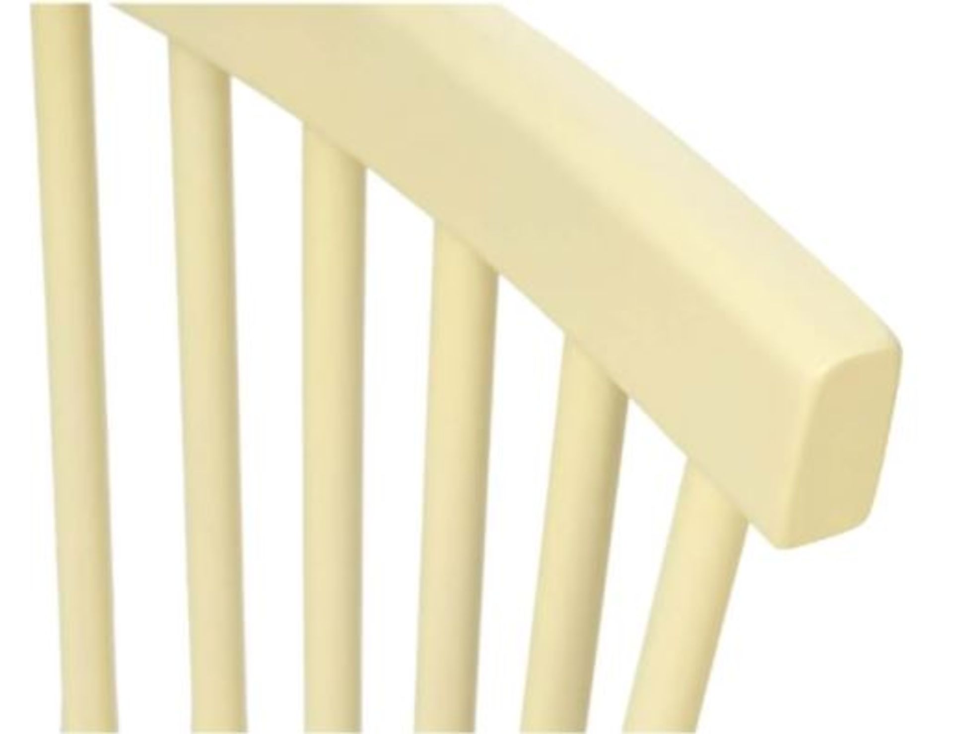 (R7G) 2x Laura Spindle Back Chairs Lemon RRP £100. Solid Birch Wood Chairs. (H89x W46x D46cm) - Image 5 of 6