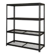 (R16) 1x Pinnacle 4 Tier Heavy Duty Shelving Unit 1830 x 1500 x 540mm. RRP £100.