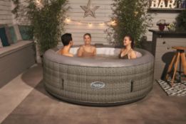 (R7J) 1x CleverSpa Florence 6 Person Hot Tub RRP £560.