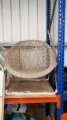 (R16) 1x Rattan Effect Garden Chair