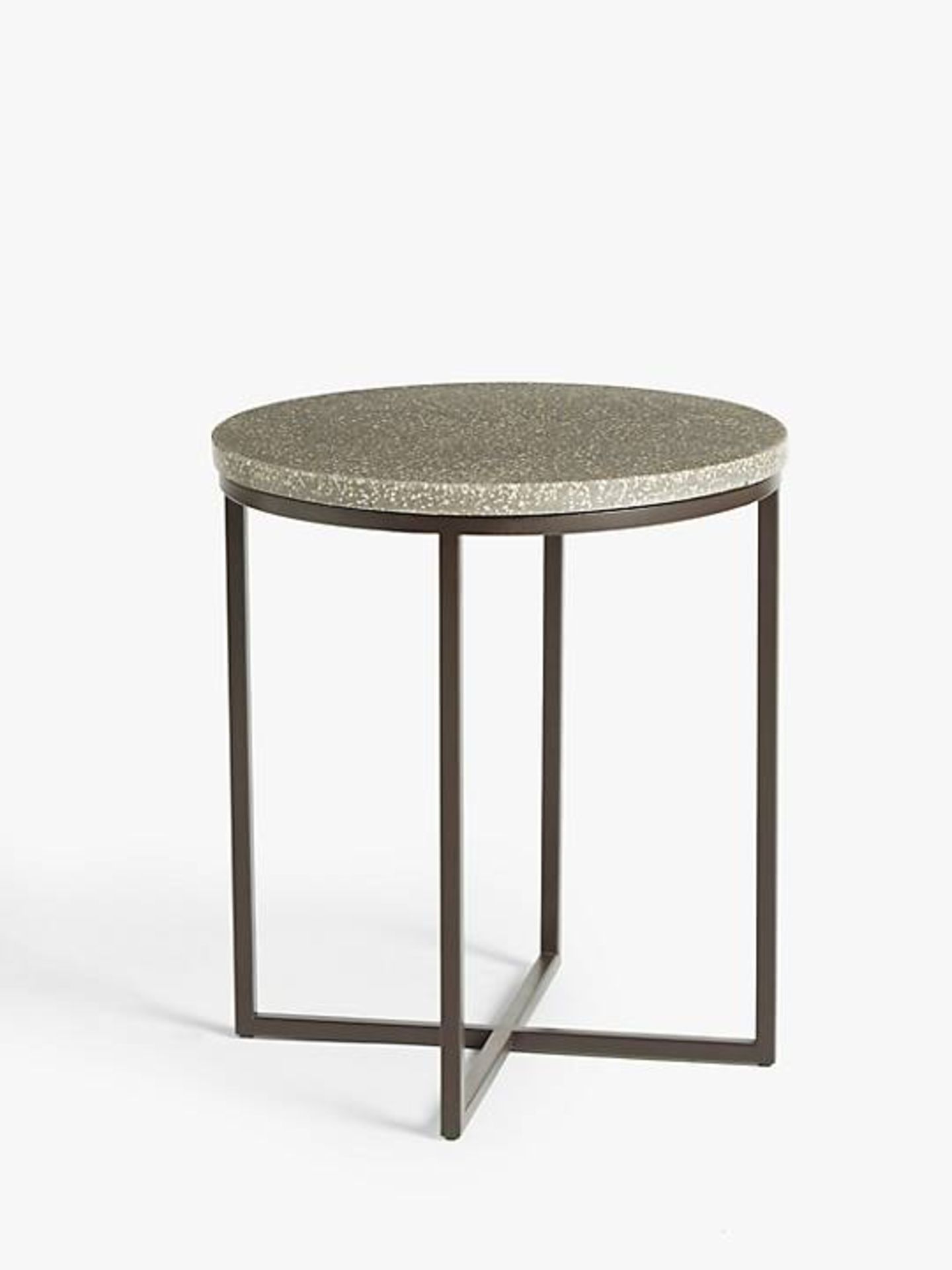 P003020321 John Lewis & Partners Rayna Terrazzo Large Side Table