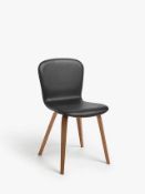 P002942357 John Lewis & Partners Kasper Leather Dining Chair