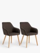 P002933212 John Lewis & Partners Toronto Dining Armchairs, Set of 2