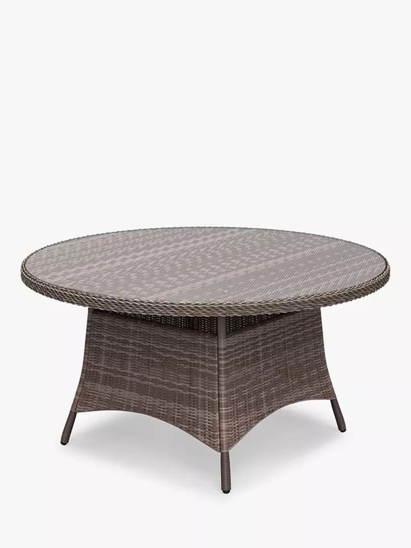 P002944706 John Lewis & Partners Rye 6-Seat Round Garden Dining Table