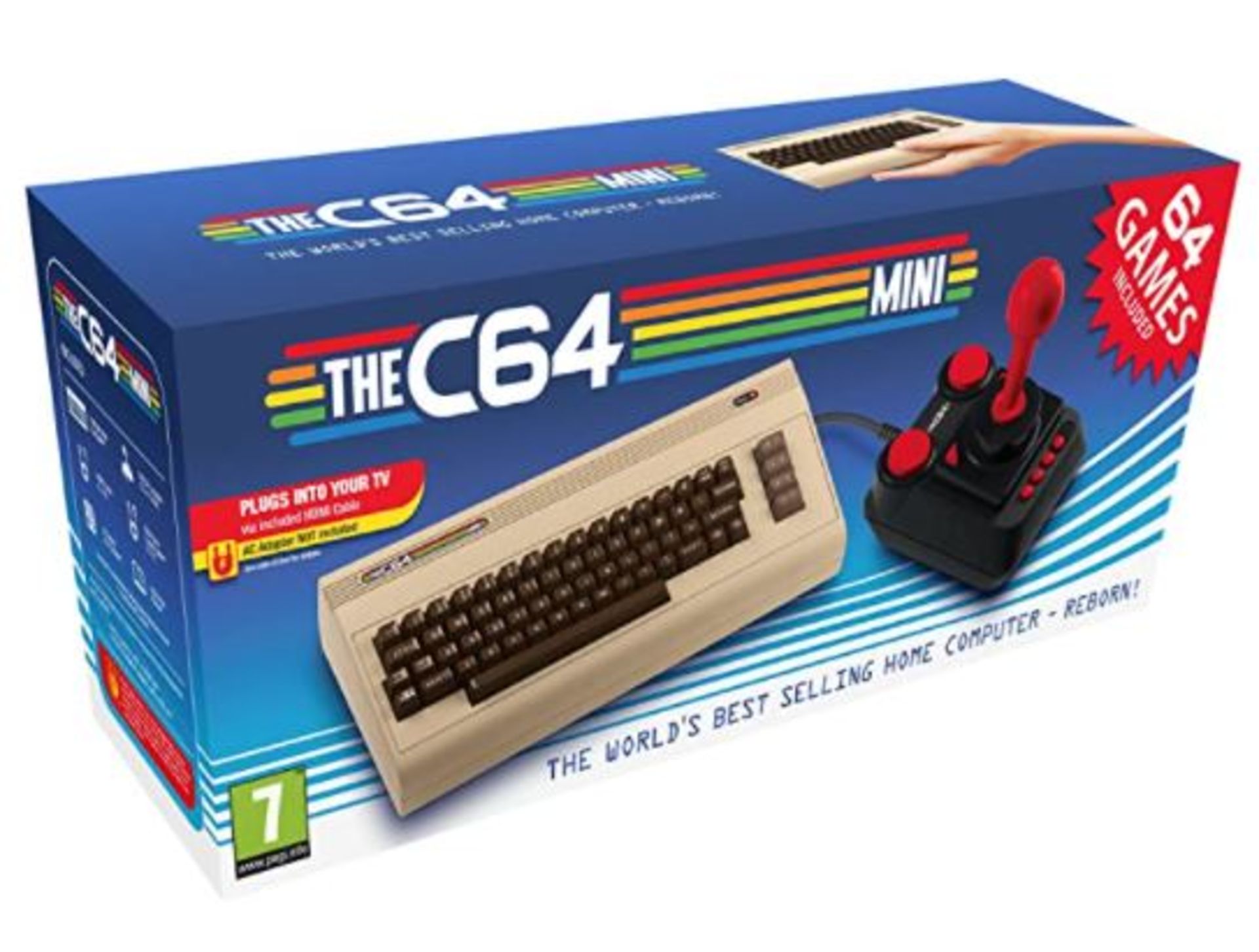 (R2I) 4 Items. 1x C64 Mini Retro Console 64 Games. 1x The C64 Joystick. 1x C64 Mini (No Box) . 1x C
