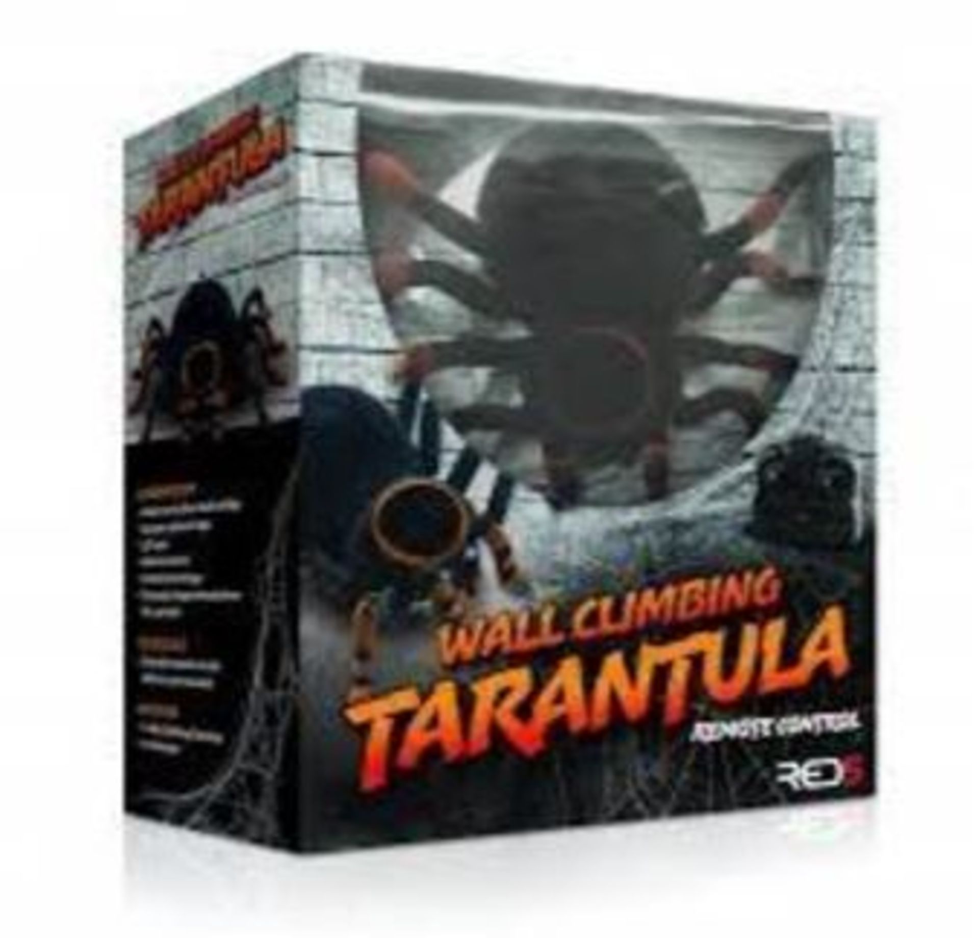(R2A) 15 Items. 10x Red5 Wall Climbing Tarantula. 3x Creepy Creatures RC Tarantula. 2x Red5 Ghost 3