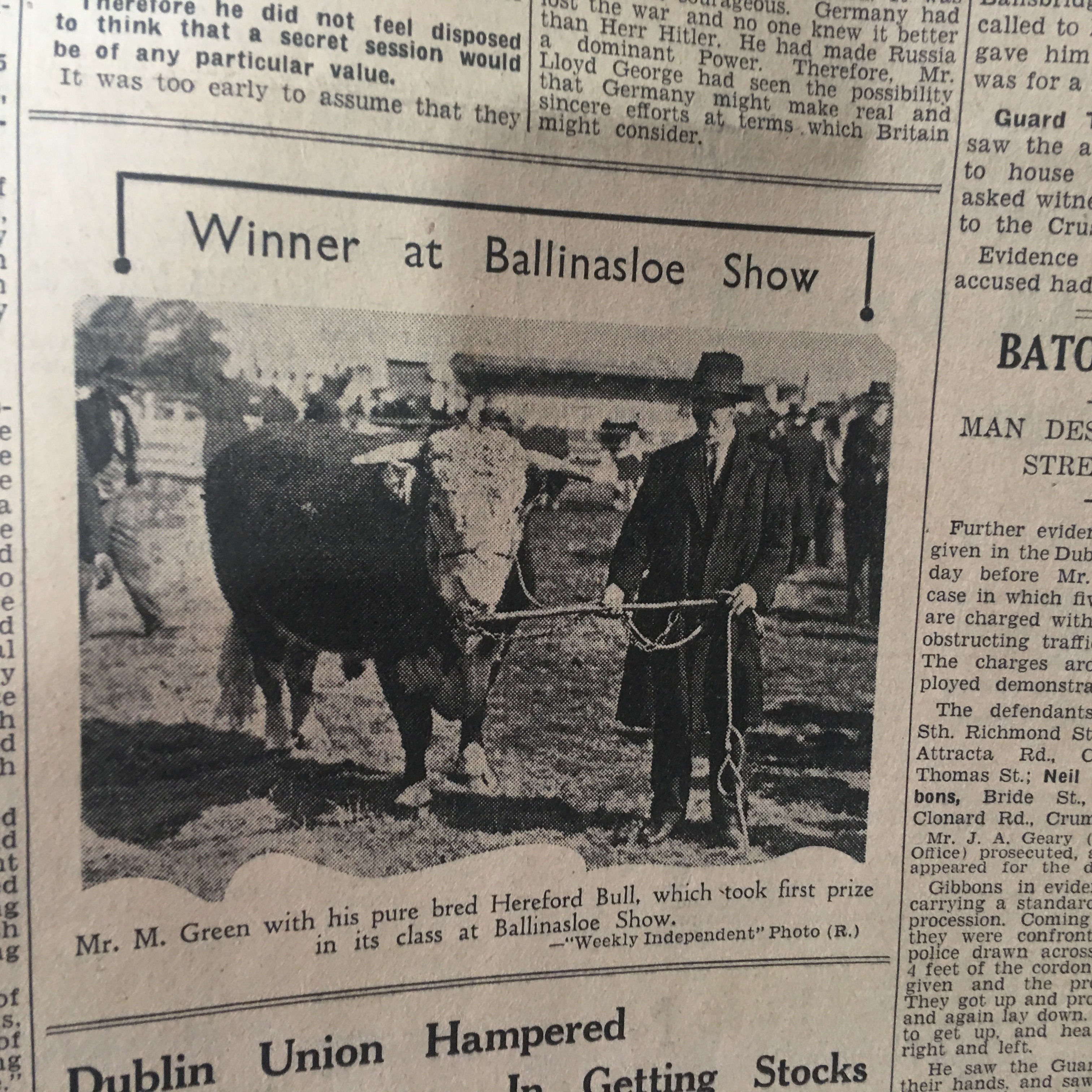The Weekly Irish Independence 1939 Irish News, GAA Reports, Adverts, RTE Guide 16 - Image 8 of 10