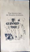 1981 Guinness Calendar Month Print John Ireland "The Gentle Art of Making Guinness" *11