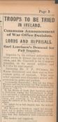 Three 1920 Complete Newspapers Reports Latest Incidents Irish War Of Independence 1