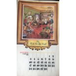 GUINNESS 1974 Calendar Prints "Pub Names" Artwork by Norman Thelwell *2