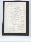 A Handwritten Double-Sided A4 Size Prison Letter by Reggie Kray