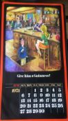 1971 Guinness Calendar Month Print 'Tony Escott Cartoons' *1