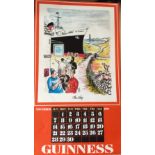 1976 Vintage Guinness Calendar Print –Pub Names” Artwork *7