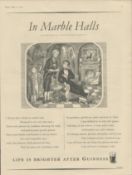 1958 Vintage Guinness Print –In Marble Halls” GE 2365.A