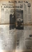 Original Daily Mail 1964 The Beatles Inside Page the Fab Four Photos & Article