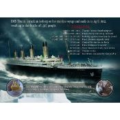 The Titanic Limited Edition Numbered 1-15 Coin Set Information Metal Plaque