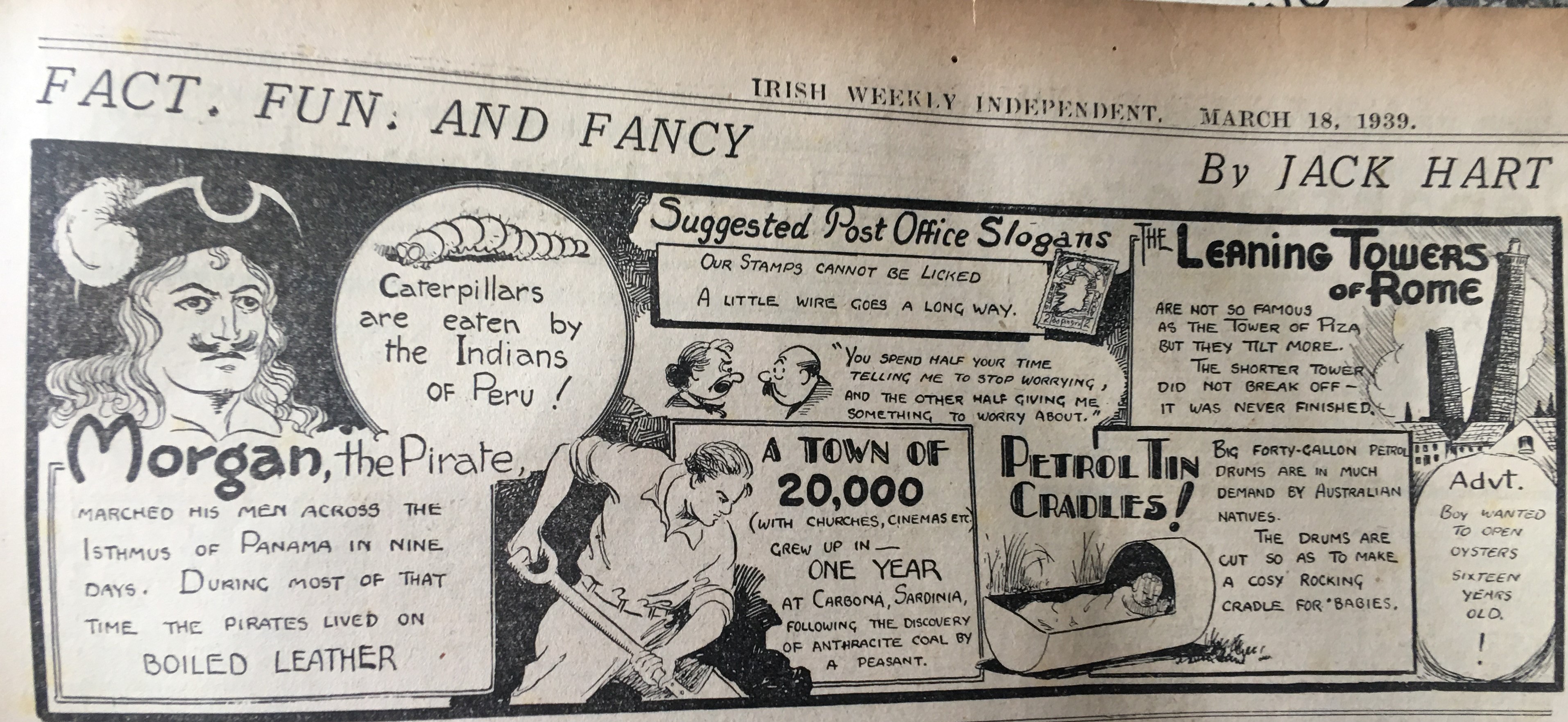 The Weekly Irish Independence 1939 Irish News, GAA Reports, Adverts, RTE Guide 9 - Image 13 of 13