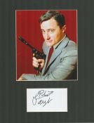 Robert Vaughan Hollywood Legend Signed Mounted Montages x2
