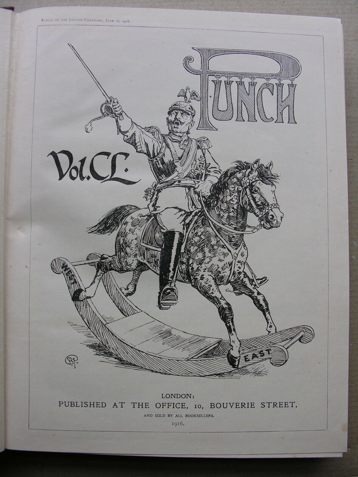 Punch The London Charivari Bound Album January to June, 1916 - Image 10 of 10